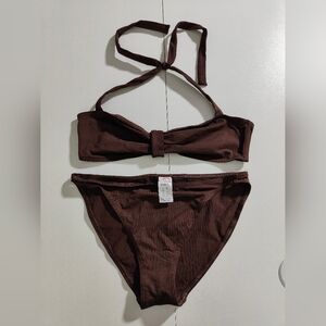 ERES Brown two piece swimsuit never used